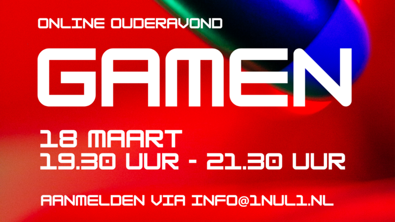 Online ouderavond 'GAMEN'